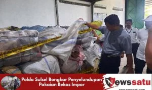 Polda Sulsel Bongkar Penyelundupan Pakaian Bekas Impor
