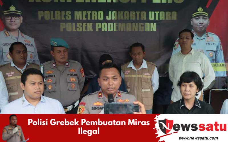 Polisi Grebek Pembuatan Miras Ilegal