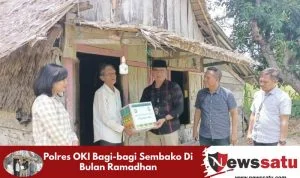 Polres OKI Bagi-bagi Sembako Di Bulan Ramadhan