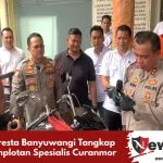 Polresta Banyuwangi Tangkap Komplotan Spesialis Curanmor