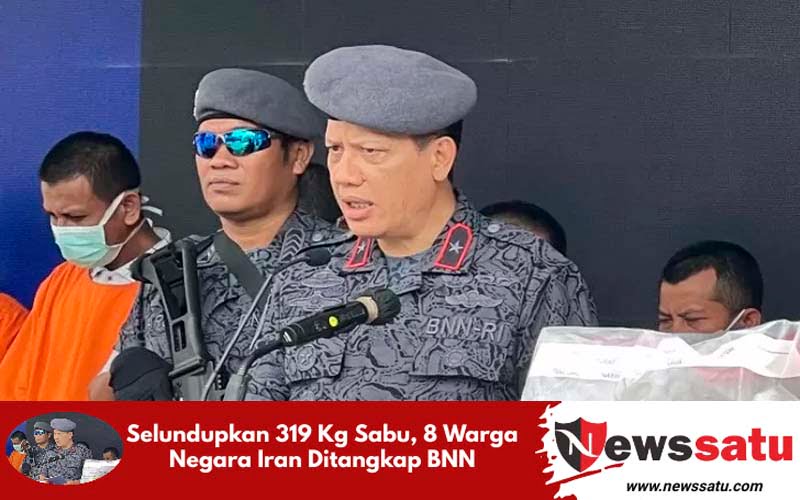 Selundupkan 319 Kg Sabu, 8 Warga Negara Iran Ditangkap BNN
