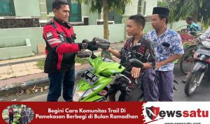 Begini Cara Komunitas Trail Di Pamekasan Berbagi di Bulan Ramadhan