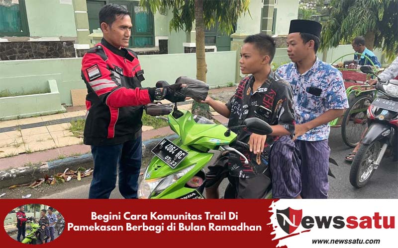 Begini Cara Komunitas Trail Di Pamekasan Berbagi di Bulan Ramadhan
