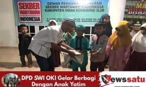 DPD SWI OKI Gelar Berbagi Dengan Anak Yatim