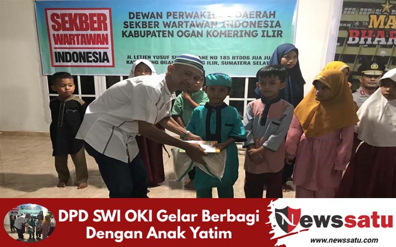 DPD SWI OKI Gelar Berbagi Dengan Anak Yatim