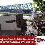 Diterjang Ombak, Toilet Mushollah Al-Hidayah Kutaraya OKI ambruk