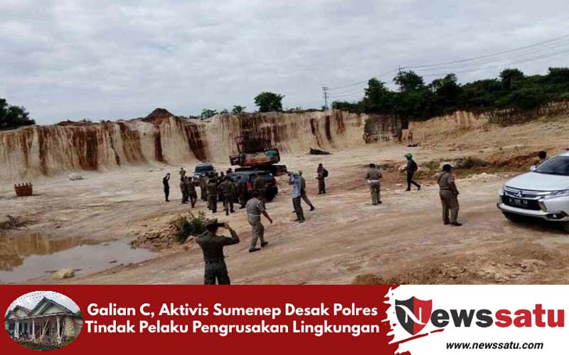 Galian C, Aktivis Sumenep Desak Polres Tindak Pelaku Pengrusakan Lingkungan