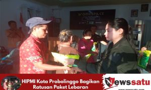 HIPMI Kota Probolinggo Bagikan Ratusan Paket Lebaran