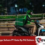 Harga Saham PT Goto Rp 94/Saham