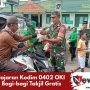 Jajaran Kodim 0402 OKI Bagi-bagi Takjil Gratis