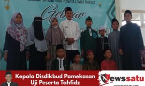 Kepala Disdikbud Pamekasan Uji Peserta Tahfidz