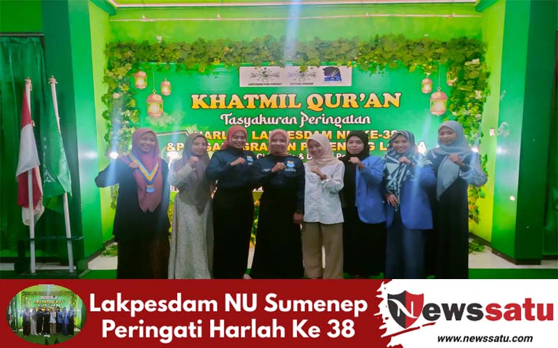 Lakpesdam NU Sumenep Peringati Harlah Ke 38