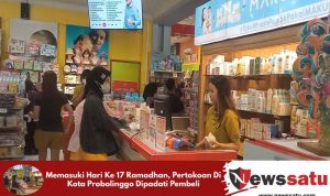 Memasuki Hari Ke 17 Ramadhan, Pertokoan Di Kota Probolinggo Dipadati Pembeli