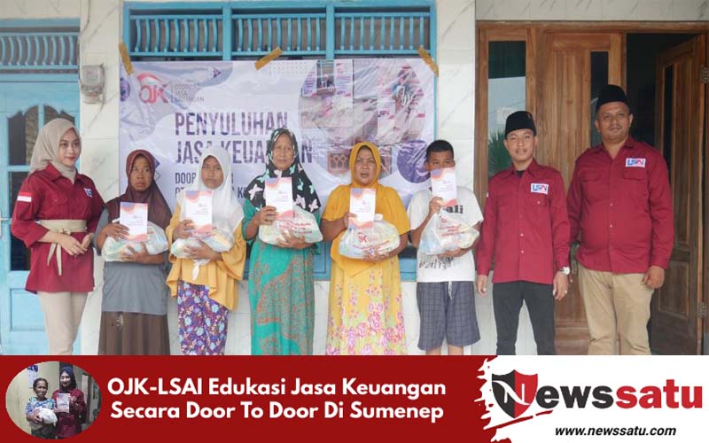 OJK-LSAI Edukasi Jasa Keuangan Secara Door To Door Di Sumenep