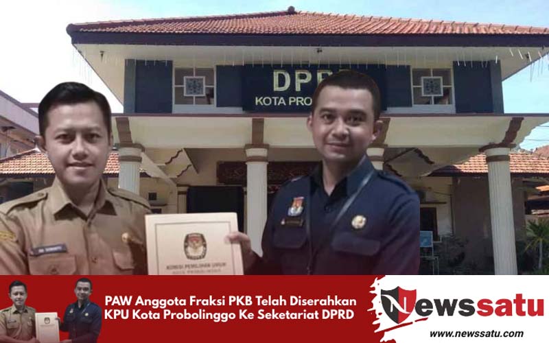 PAW Anggota Fraksi PKB Telah Diserahkan KPU Kota Probolinggo Ke Seketariat DPRD