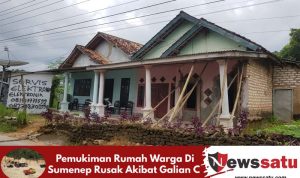 Pemukiman Rumah Warga Di Sumenep Rusak Akibat Galian C