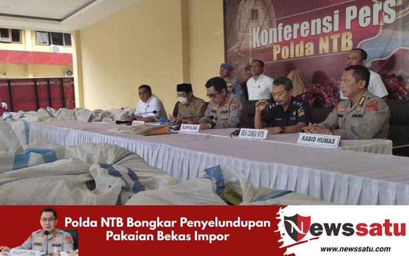 Polda NTB Bongkar Penyelundupan Pakaian Bekas Impor