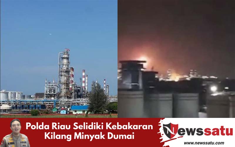 Polda Riau Selidiki Kebakaran Kilang Minyak Dumai