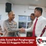 Polda Sumel Beri Penghargaan Pada 23 Anggota Polres OKI
