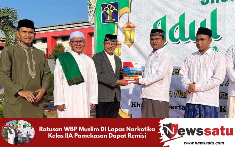 Ratusan WBP Muslim Di Lapas Narkotika Kelas IIA Pamekasan Dapat Remisi