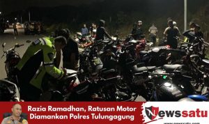 Razia Ramadhan, Ratusan Motor Diamankan Polres Tulungagung