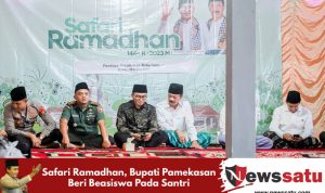 Safari Ramadhan, Bupati Pamekasan Beri Beasiswa Pada Santri