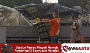 Stasiun Pompa Minyak Mentah Pertamina Di Banyuasin Meledak