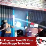 Toko Froozen Food Di Kota Probolinggo Terbakar