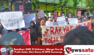 Batalkan SHM 21 Hektare, Warga Gersik Putih Gelar Aksi Demo Di BPN Sumenep