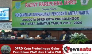 DPRD Kota Probolinggo Gelar Pelantikan PAW Dari Fraksi PKB