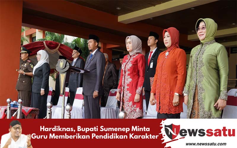 Hardiknas, Bupati Sumenep Minta Guru Memberikan Pendidikan Karakter
