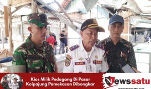 Kios Milik Pedagang Di Pasar Kolpajung Pamekasan Dibongkar