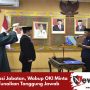 Mutasi Jabatan, Wabup OKI Minta Tunaikan Tanggung Jawab
