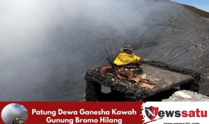 Patung Dewa Ganesha Kawah Gunung Bromo Hilang