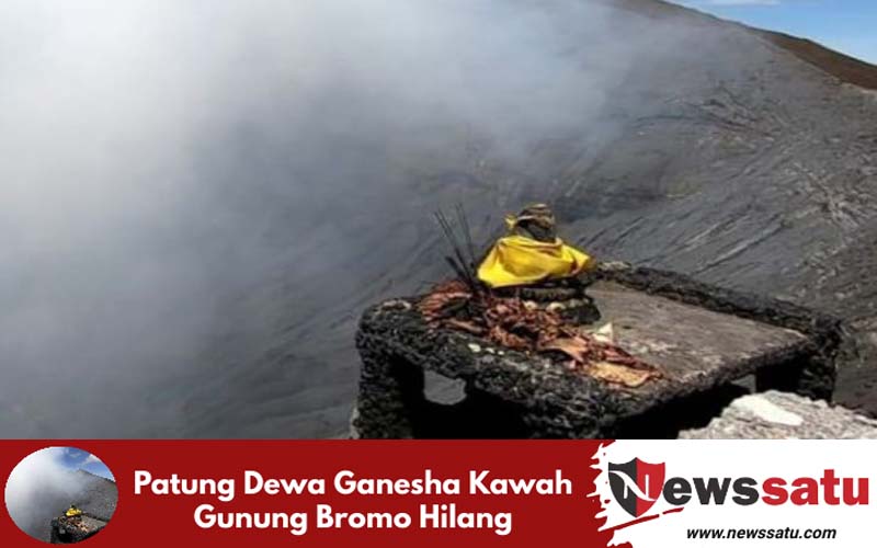 Patung Dewa Ganesha Kawah Gunung Bromo Hilang