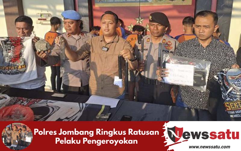 Polres Jombang Ringkus Ratusan Pelaku Pengeroyokan