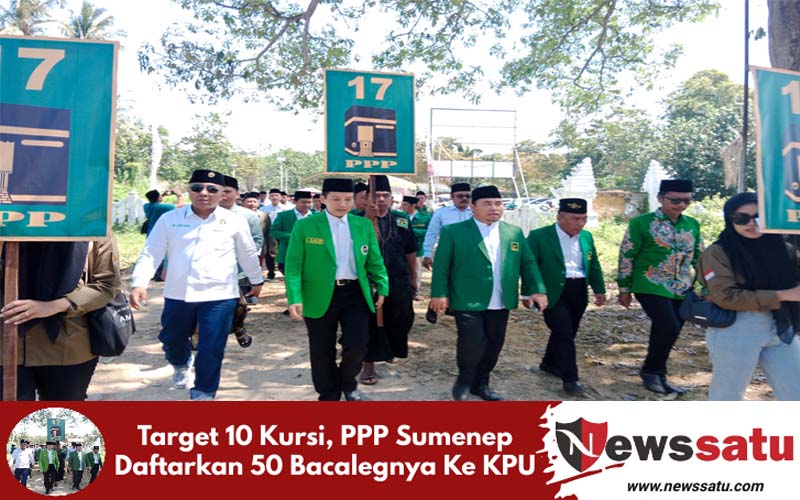 Target 10 Kursi, PPP Sumenep Daftarkan 50 Bacalegnya Ke KPU