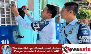 Tim Kamtib Lapas Pamekasan Lakukan Pengamanan Maksimum Untuk WBP