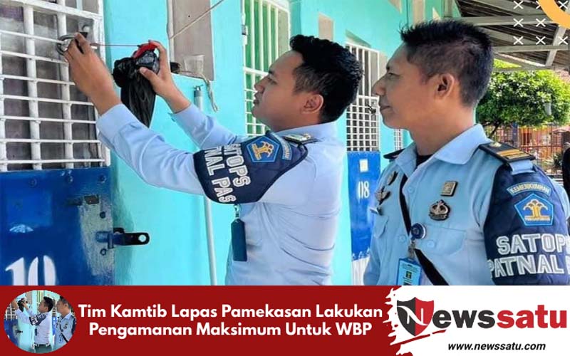 Tim Kamtib Lapas Pamekasan Lakukan Pengamanan Maksimum Untuk WBP