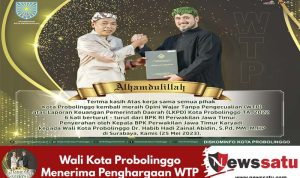 Wali Kota Probolinggo Menerima Penghargaan WTP