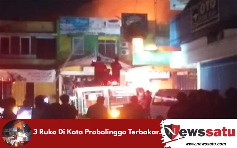 3 Ruko Di Kota Probolinggo Terbakar