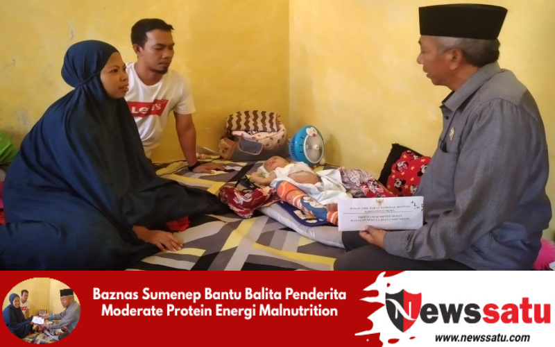 Baznas Sumenep Bantu Balita Penderita Moderate Protein Energi Malnutrition