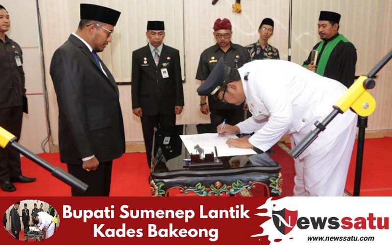 Bupati Sumenep Lantik Kades Bakeong