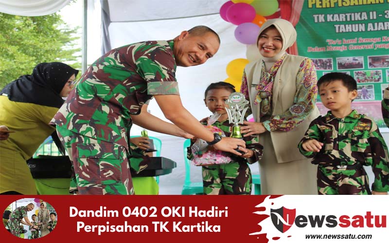 Dandim 0402 OKI Hadiri Perpisahan TK Kartika
