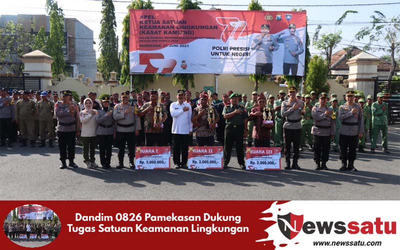 Dandim 0826 Pamekasan Dukung Tugas Satuan Keamanan Lingkungan