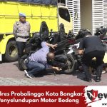Polres Probolinggo Kota Bongkar Penyelundupan Motor Bodong