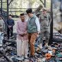 Bupati Baddrut Kunjungi Korban Kebakaran Desa Banyupelle Pamekasan
