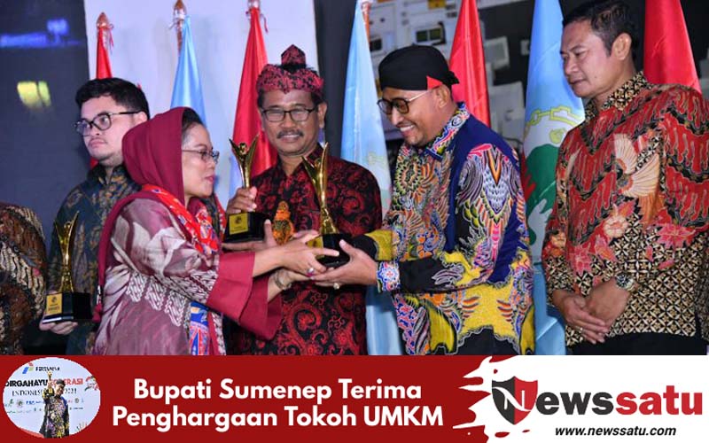 Bupati Sumenep Terima Penghargaan Tokoh UMKM