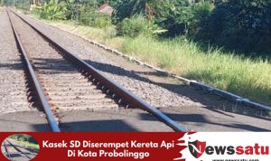 Kasek SD Diserempet Kereta Api Di Kota Probolinggo