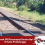 Kasek SD Diserempet Kereta Api Di Kota Probolinggo